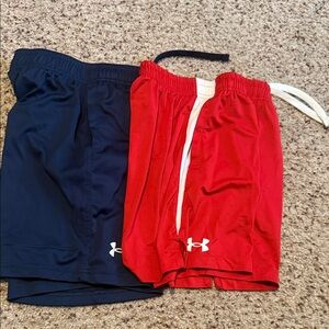 Under Armour Navy and Red Shorts Set Boy’s